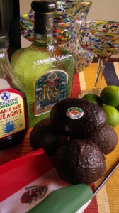 Ingredients for Avocado Love Margarita