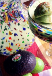 Avocado Love Margarita serving presentation