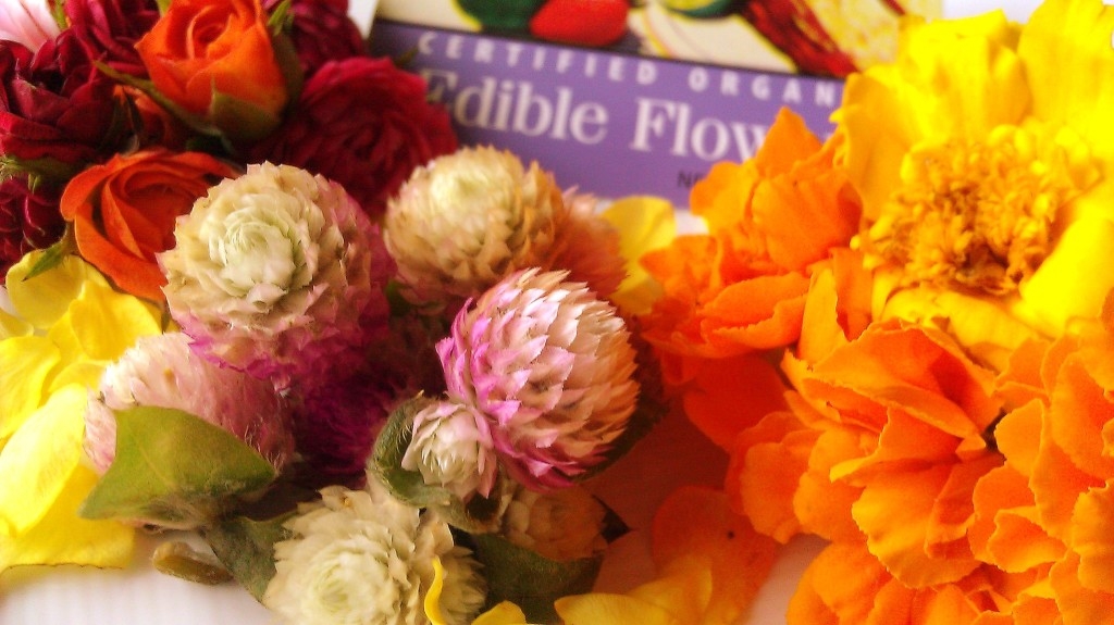 Edible Flowers, cooking with flowers