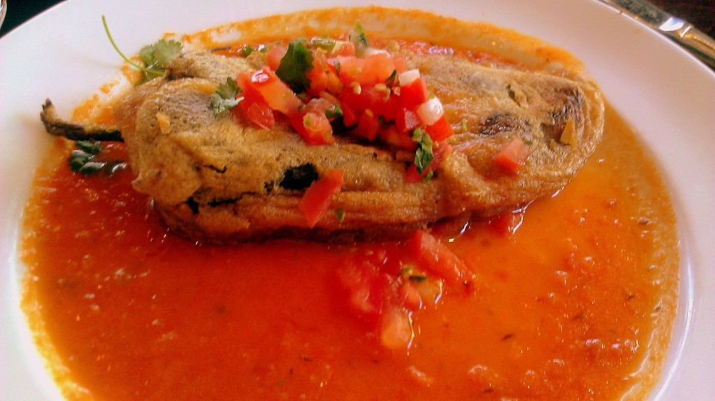 Chile Relleno ~ Stuffed Poblano Pepper