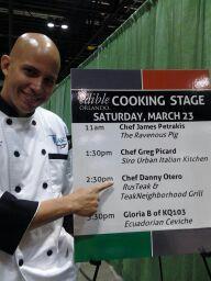 Chef Danny Otero at the Central Florida Home and Garden Show 