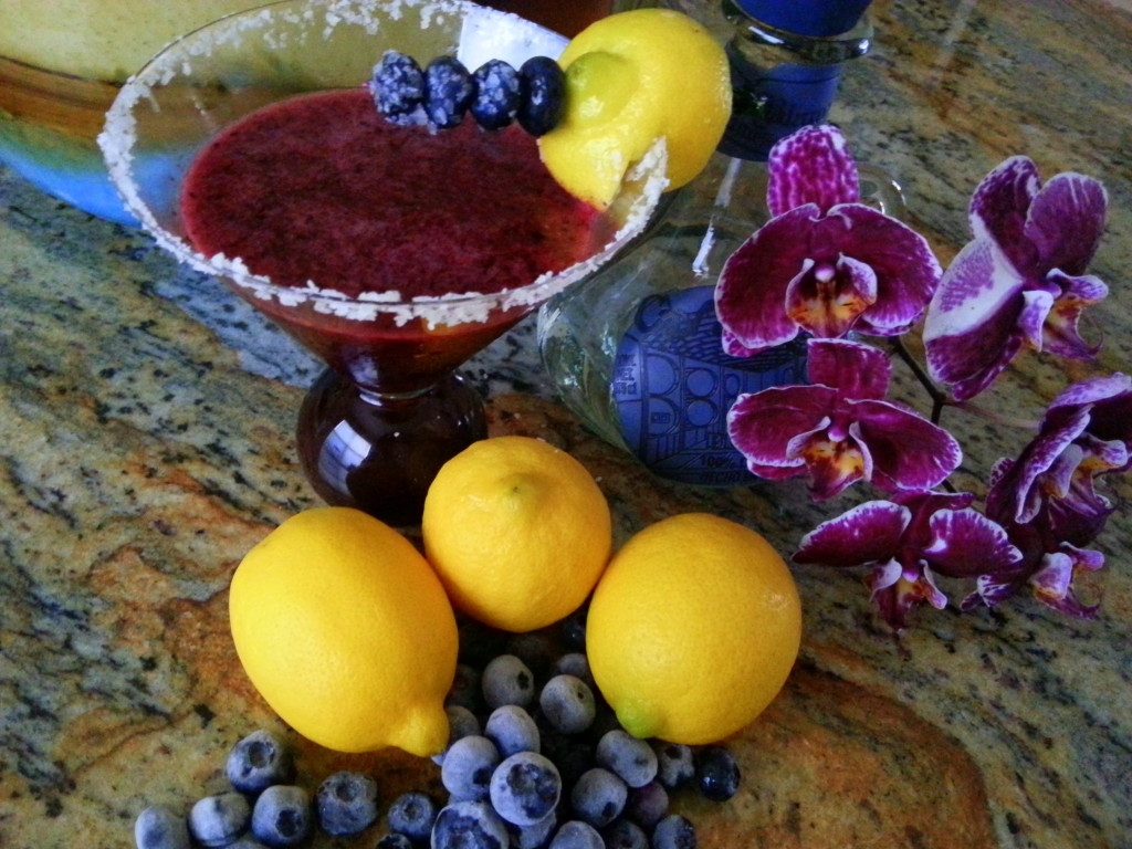 Blueberry Margarita for 5 de Mayo