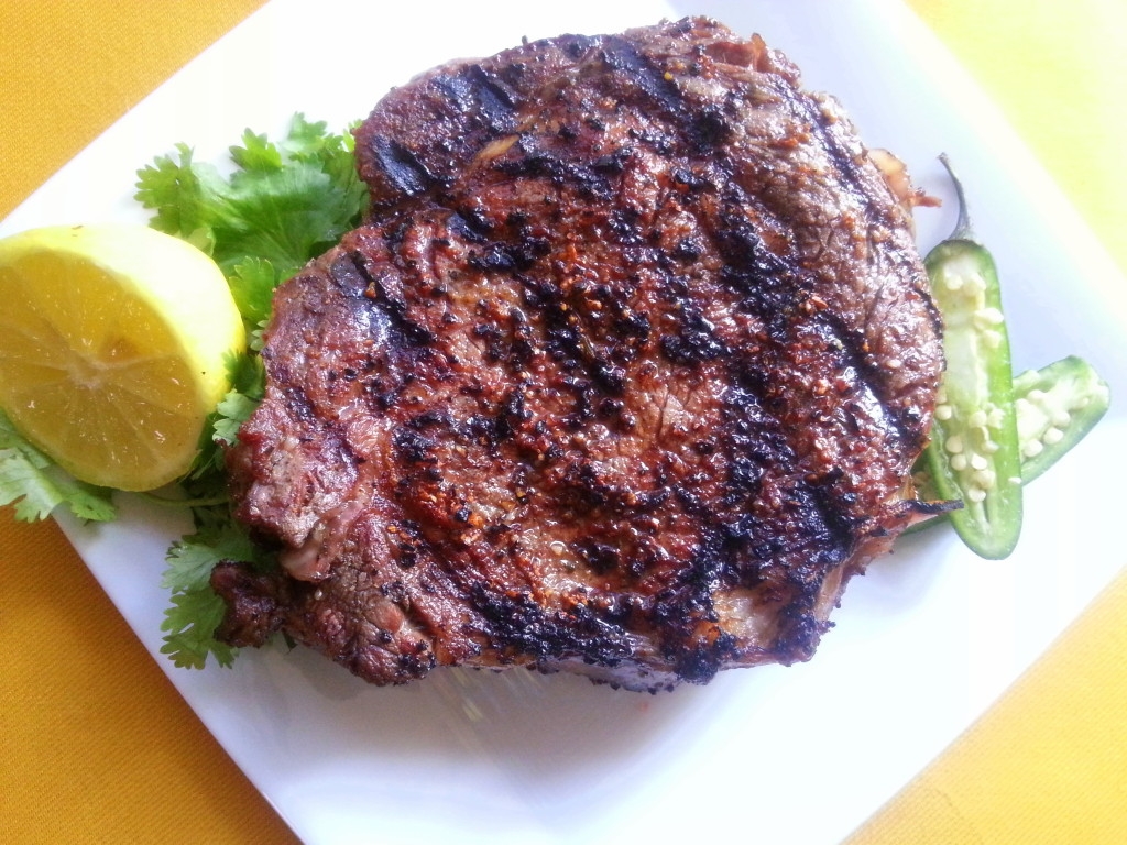 Ribeye Steak on the Grill