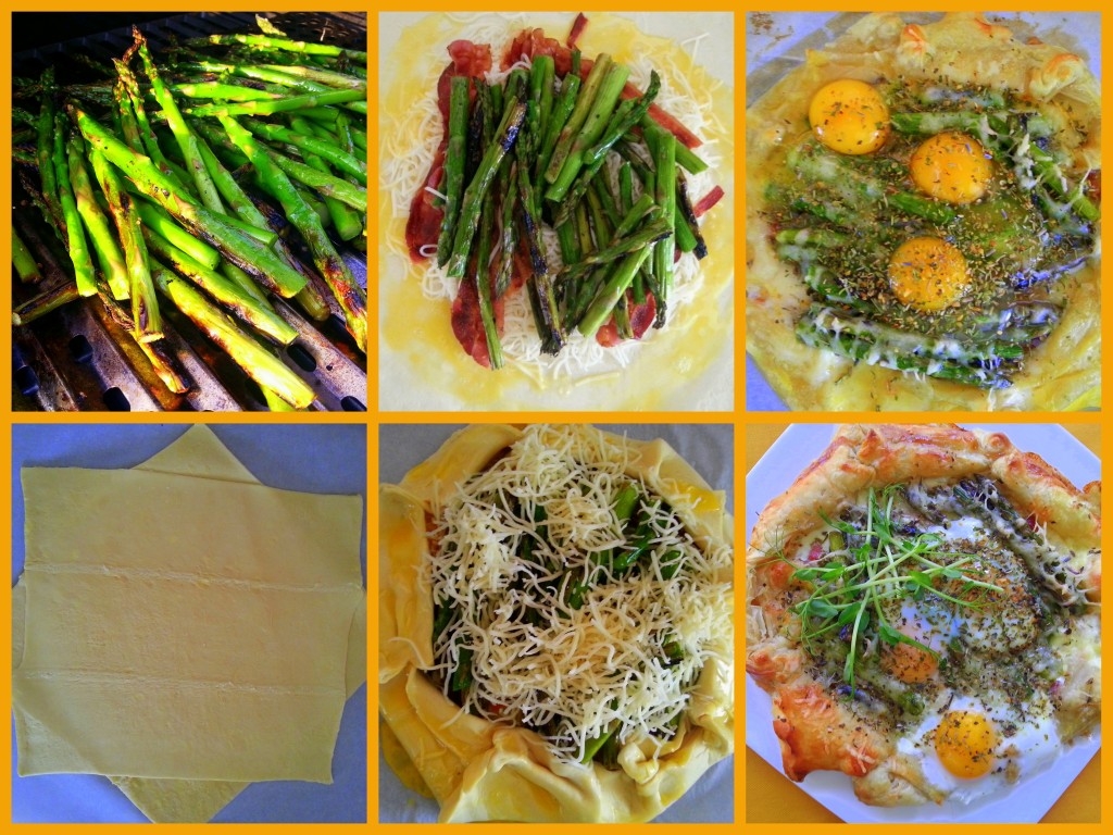 How to prepare Egg Crostata with Grilled Asparagus 