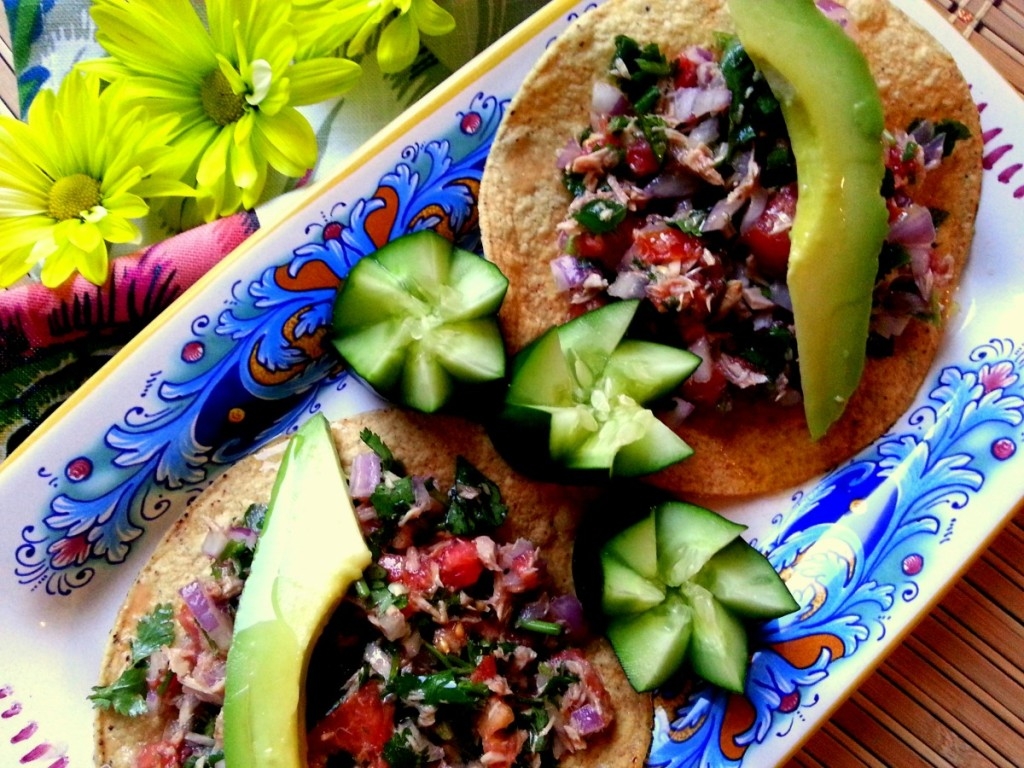 Skipjack Tuna Tostadas