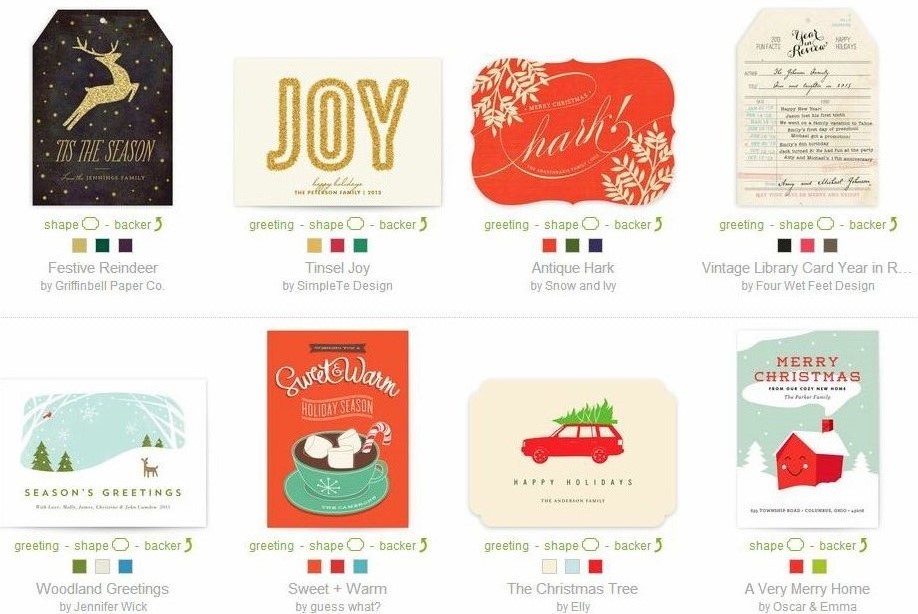 Minted Holiday Cards #ABRecipes
