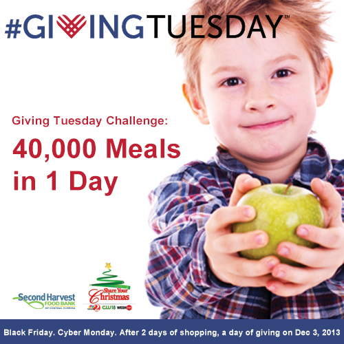 Fight Hunger. Feed Hope. #GivingTuesday 40K meals in 1 day!