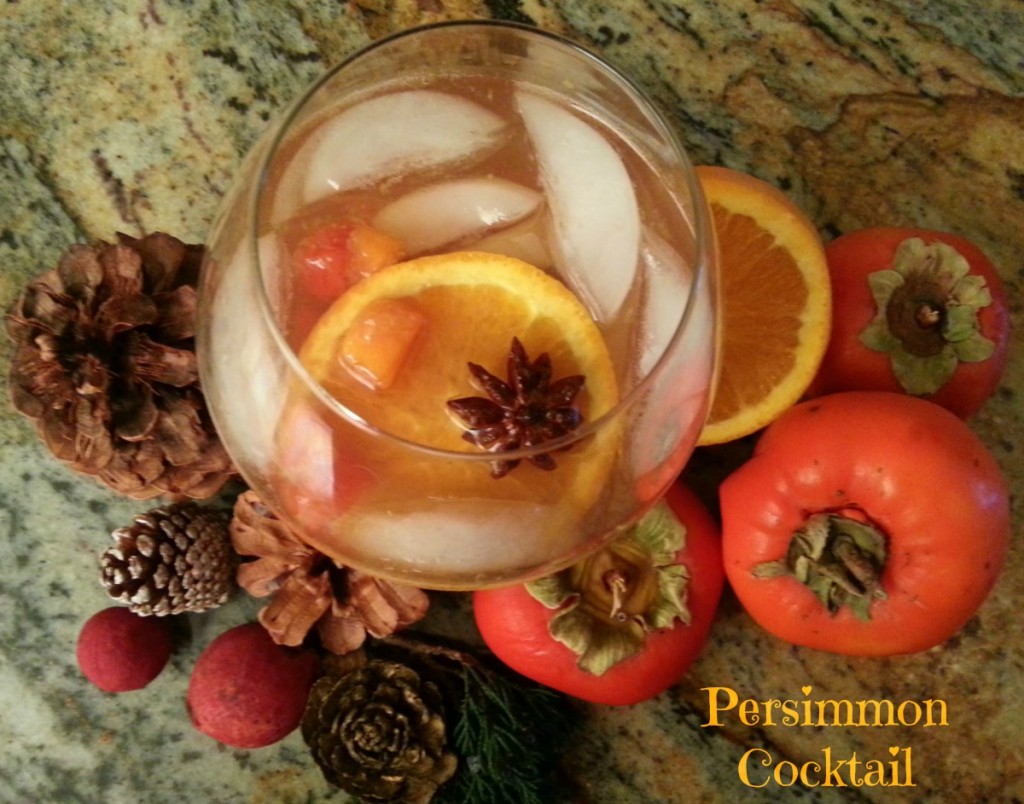 Persimmon Cocktail  #ABRecipes