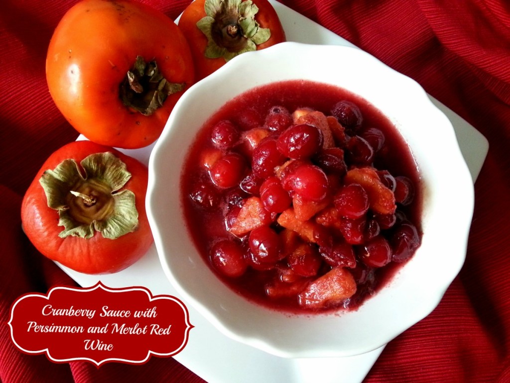 Cranberry Sauce with Persimmon  #ABRecipes