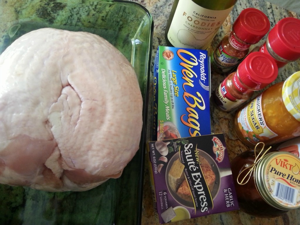 Ingredients to prepare Oven Roasted Turkey Breast #ABRecipes