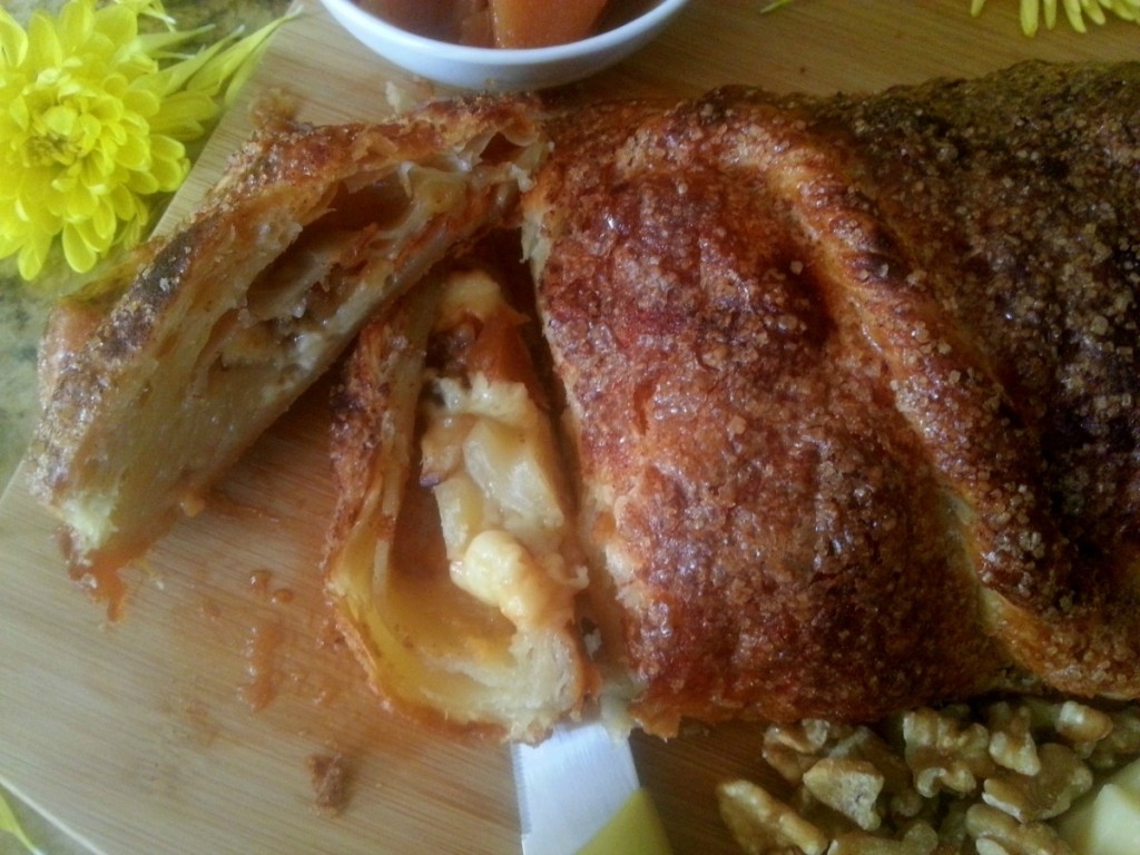 Quince and Cheddar Strudel Ready to Enjoy! #ABRecipes