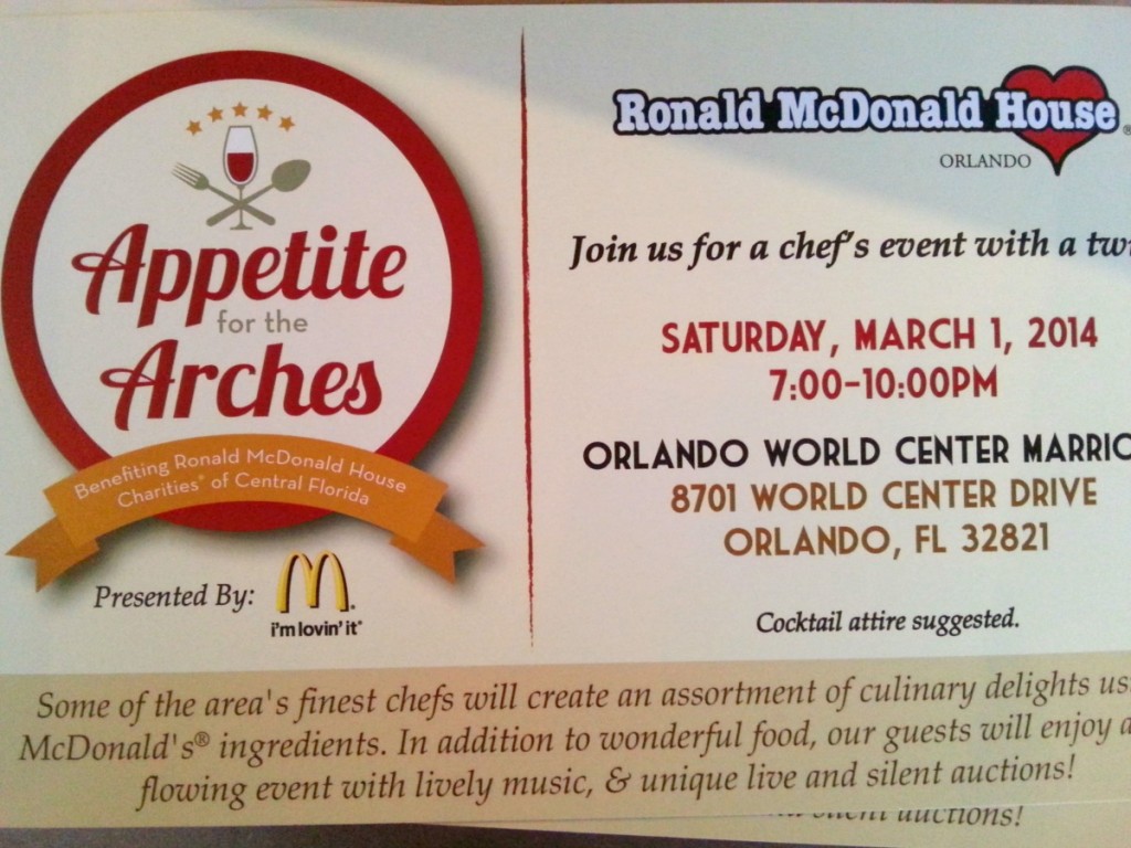 Appetite for the Arches, March 1, 2014 #AppetitefortheArches