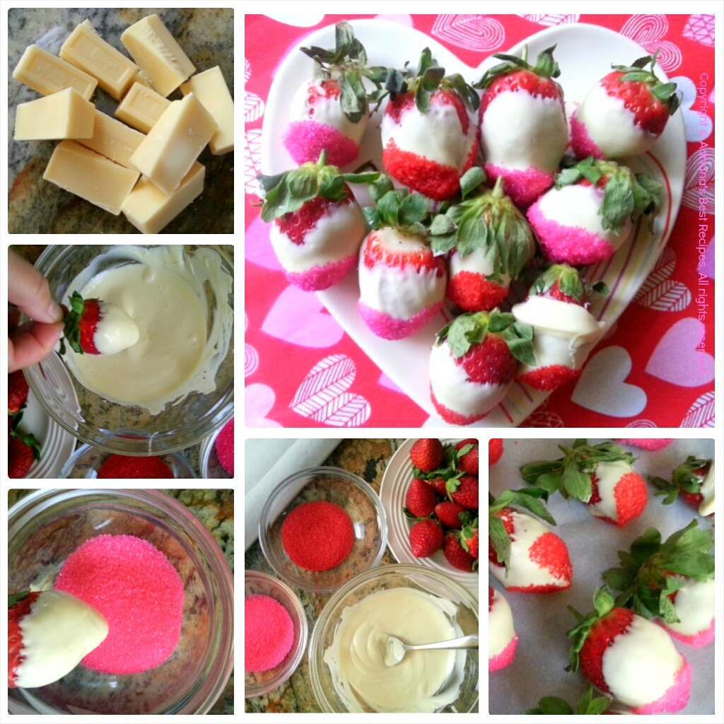 How to prepare white chocolate strawberries #ABRecipes 