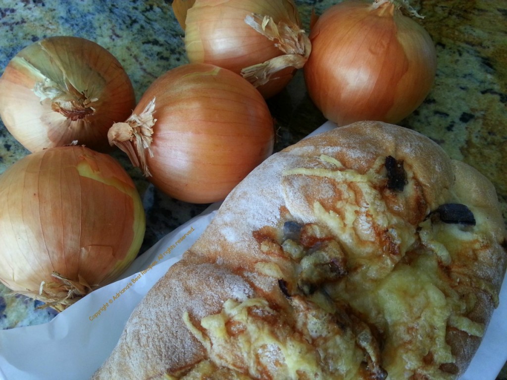 Ingredients for making French Onion Soup #ABRecipes