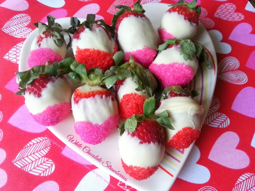 White Chocolate Strawberries #ABRecipes 