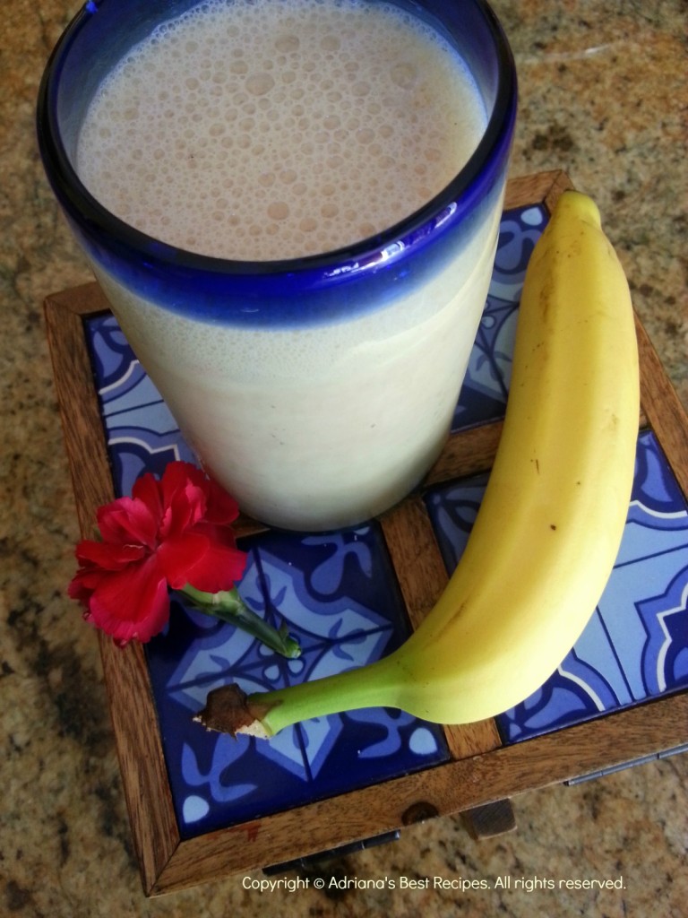 Banana Peanut Protein Shake #ABRecipes