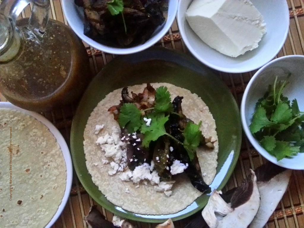 Grilled Portabella Tacos for Taco Tuesday  #MushroomMakeover