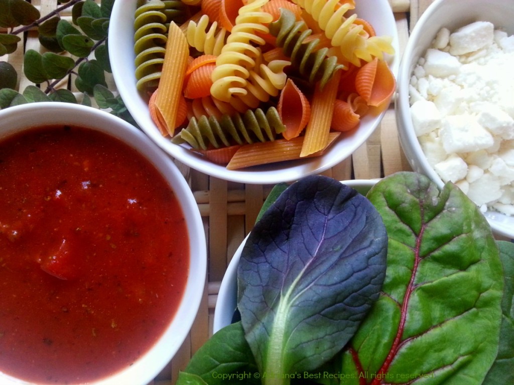 Meatless Monday Pasta Ingredients #ABRecipes