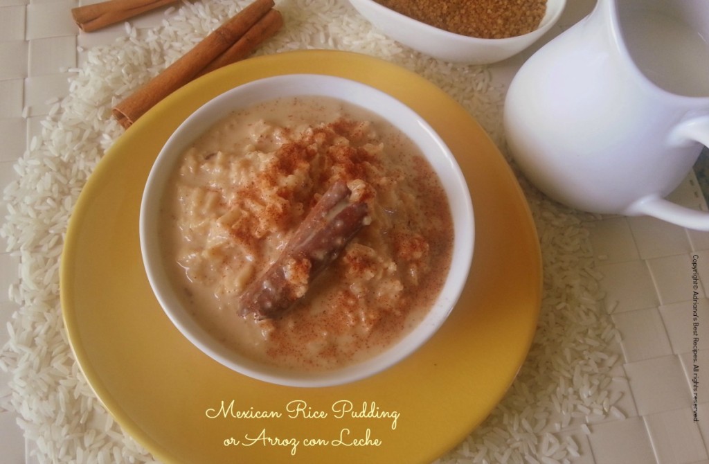 Mexican Rice Pudding or Arroz con Leche #ABRecipes #LentRecipes