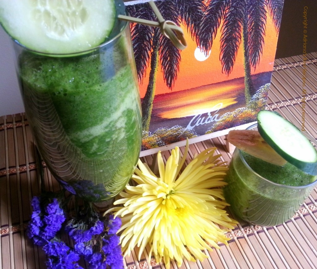 My Favorite Green Juice healthy snack #ABRecipes