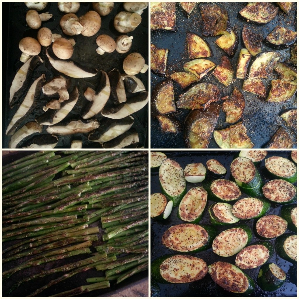 Roasted Mushrooms and Veggies #MushroomMakeover