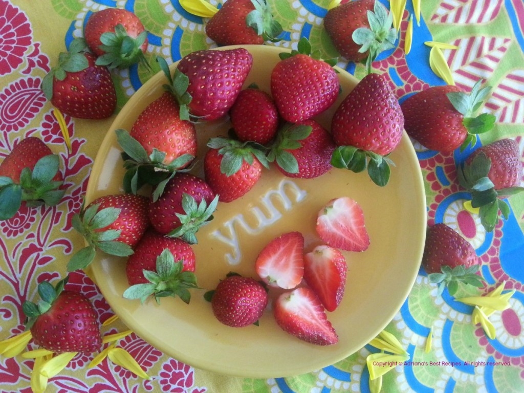 Yummy Organic Strawberries #ABRecipes