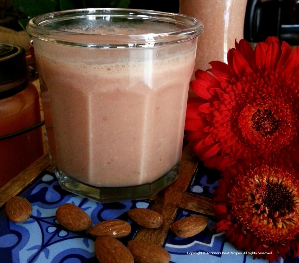 Mamey Almond Protein Shake #ABRecipes