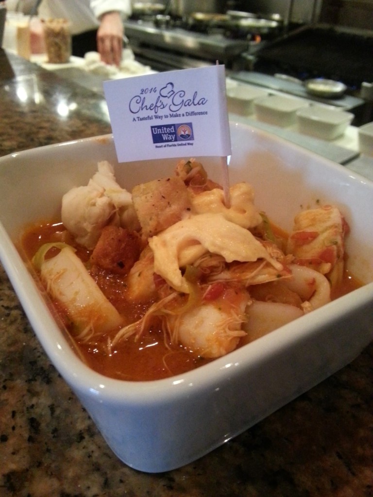 Spicy Florida Shellfish Cioppino with Smoked Paprika Rouille and Saffron Croutons #ChefsGala