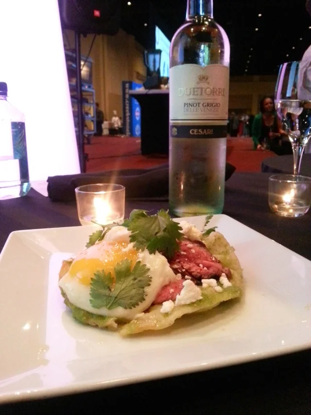 Chef Showdown winner dish during Taste of the Nation #OrlTaste