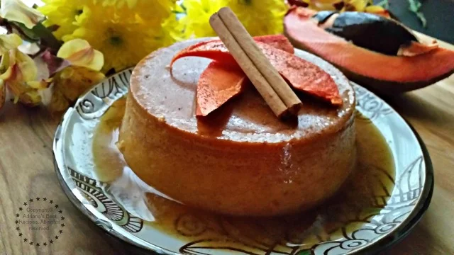 Flan de Mamey