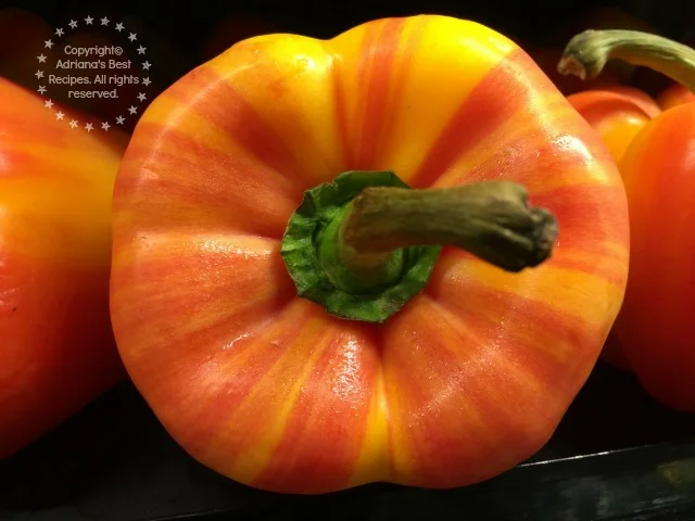 Fresh produce from a pepper farm in California