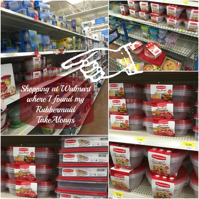 Shopping at Walmart where I found my Rubbermaid TakeAlongs #ShareTheHoliday