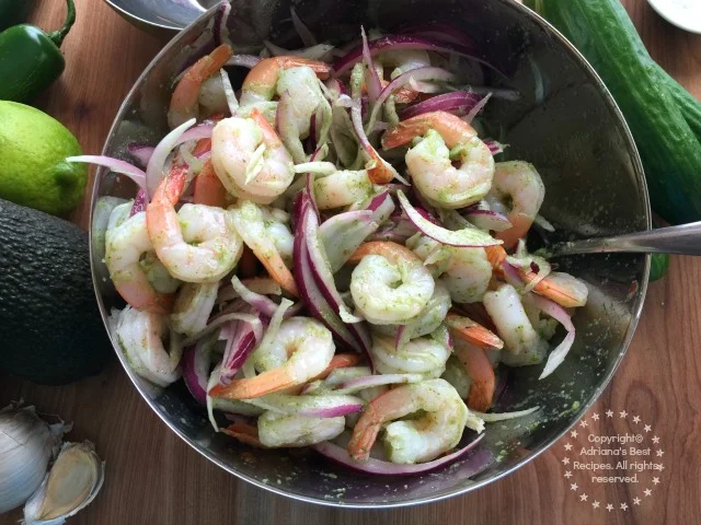 Aguachile de Camarón - Adriana's Best Recipes