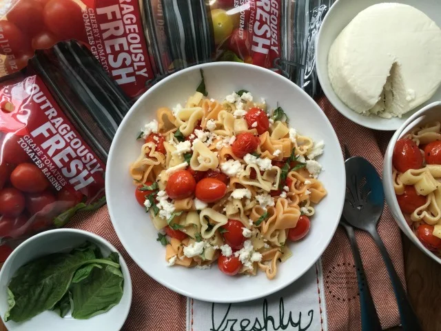 This tomato love pasta is outrageously fresh and delicious