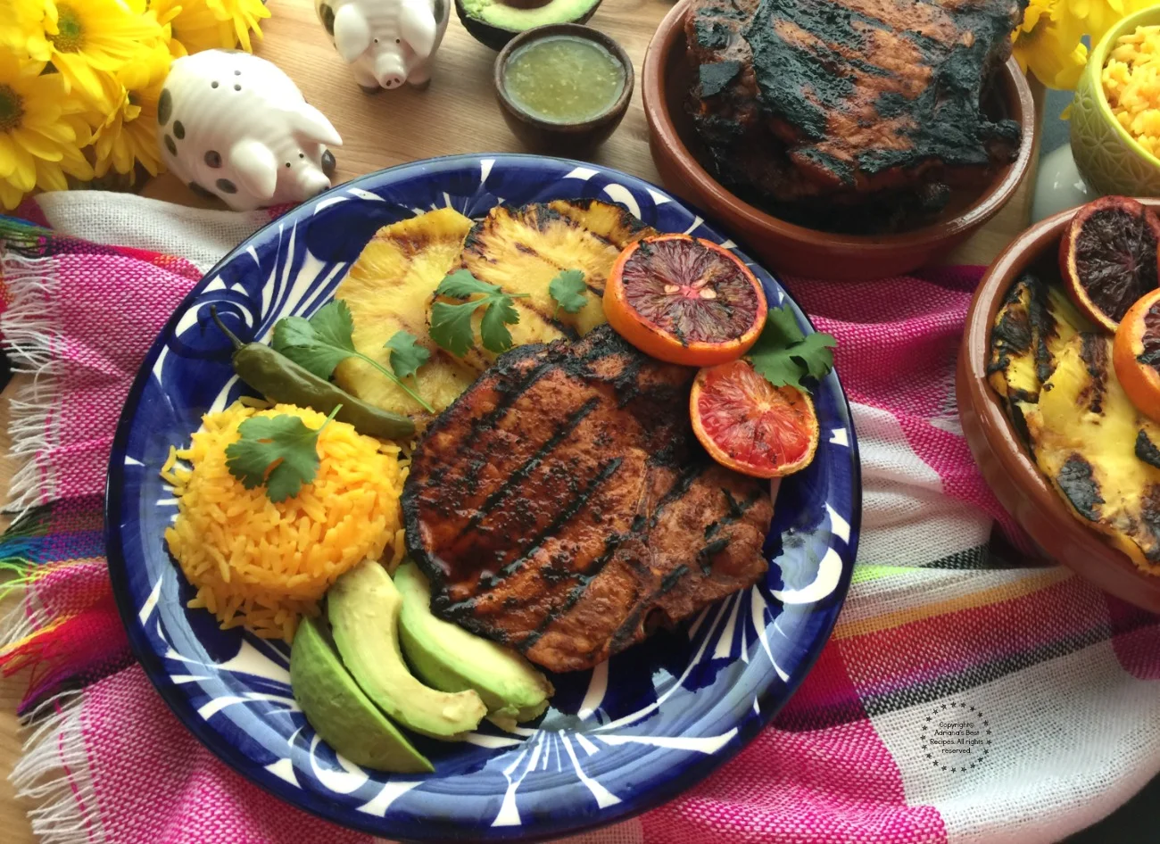 Chuletas de Puerco Al Pastor - Adriana's Best Recipes