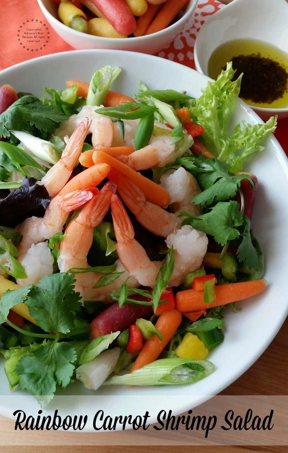 Ensalada Arcoiris de Camarones - Adriana's Best Recipes