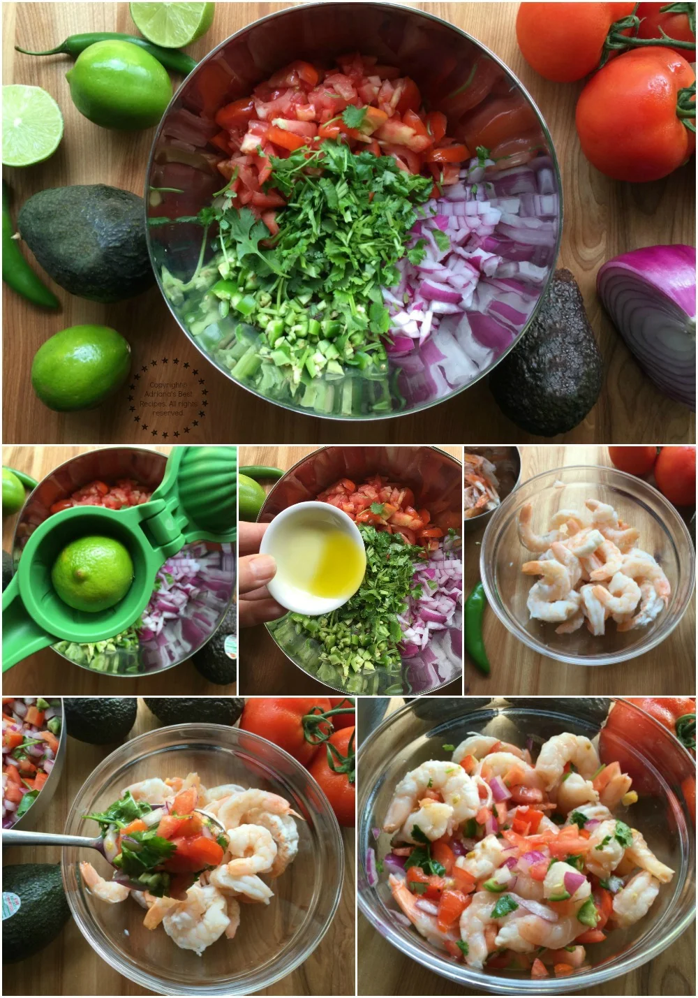 Shrimp stuffed avocado {Aguacate relleno con camarones} - Laylita's Recipes