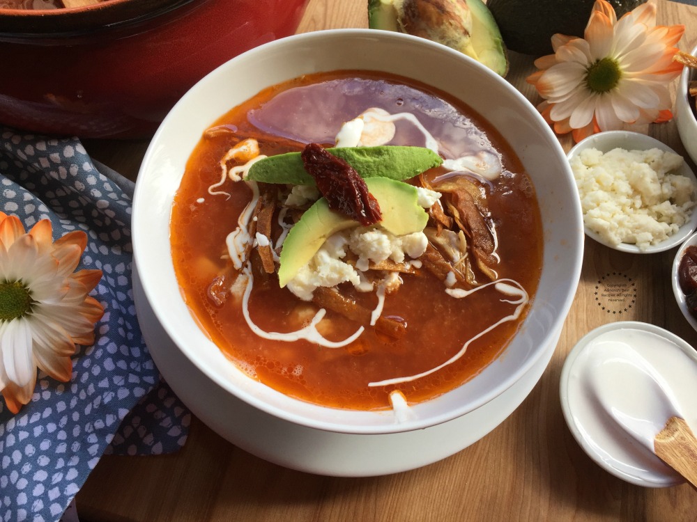 Traditional Caldo Tlalpeno Soup - Adriana's Best Recipes