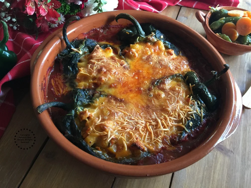 Chiles Rellenos de Picadillo de Pavo - Adriana's Best Recipes
