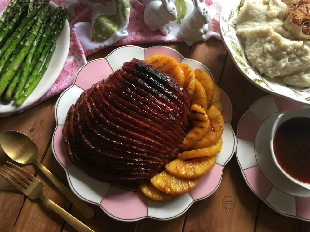 Chipotle Pineapple Ham for Easter Brunch