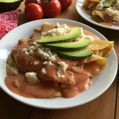 Entomatadas Cremosas con Pollo