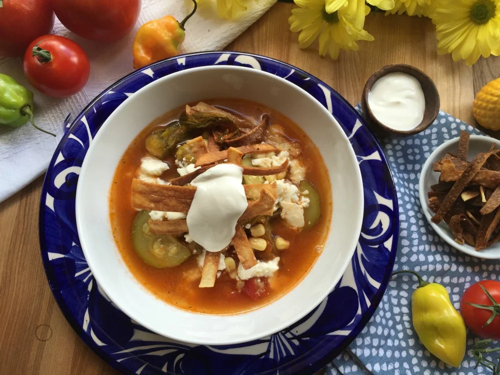 Sopa de Flor de Calabaza - Adriana's Best Recipes