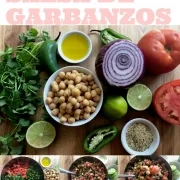 Como hacer salsa fresca de garbanzos