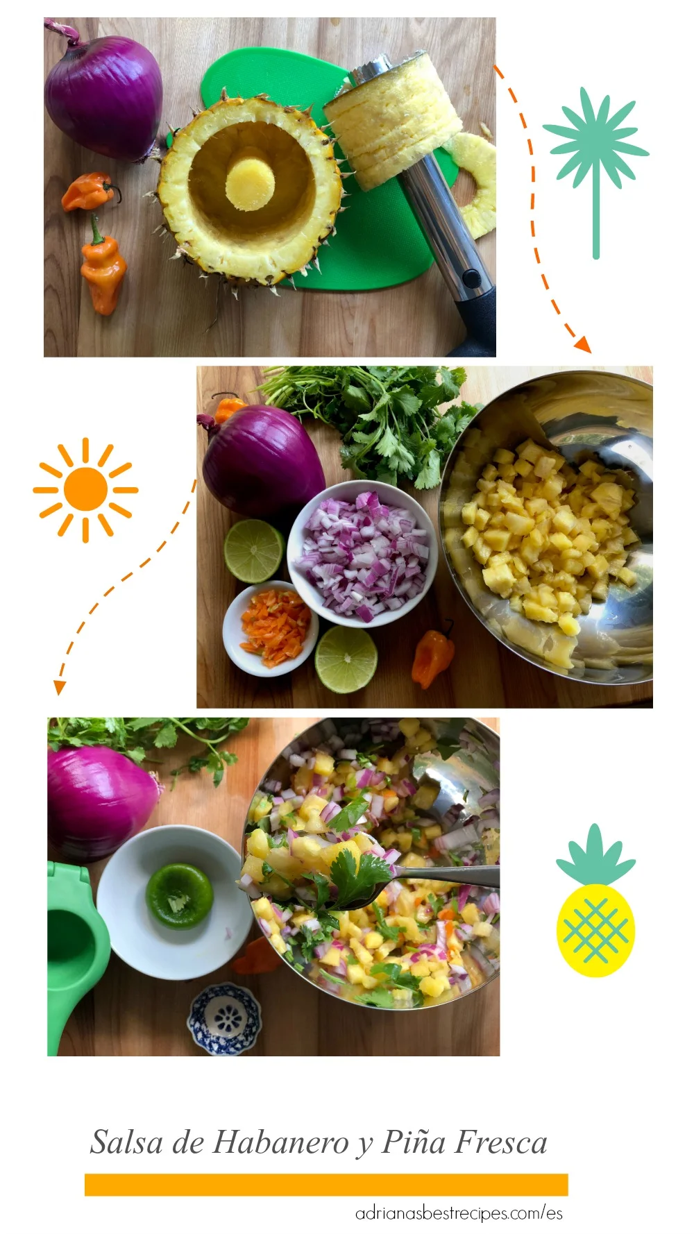 Salsa de Habanero y Piña Fresca - Adriana's Best Recipes