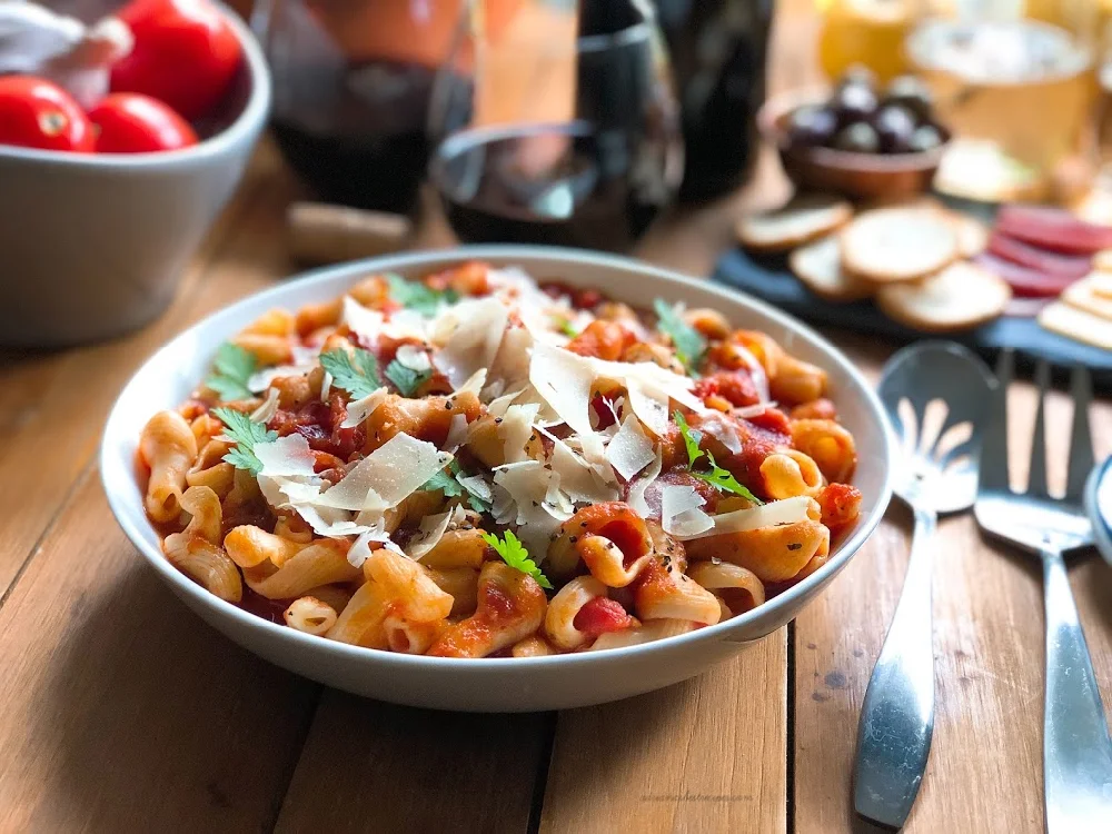 Trompetti Pomodoro with Parmigiano Reggiano