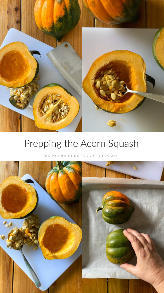 Vegetarian Stuffed Acorn Squash - Adriana's Best Recipes