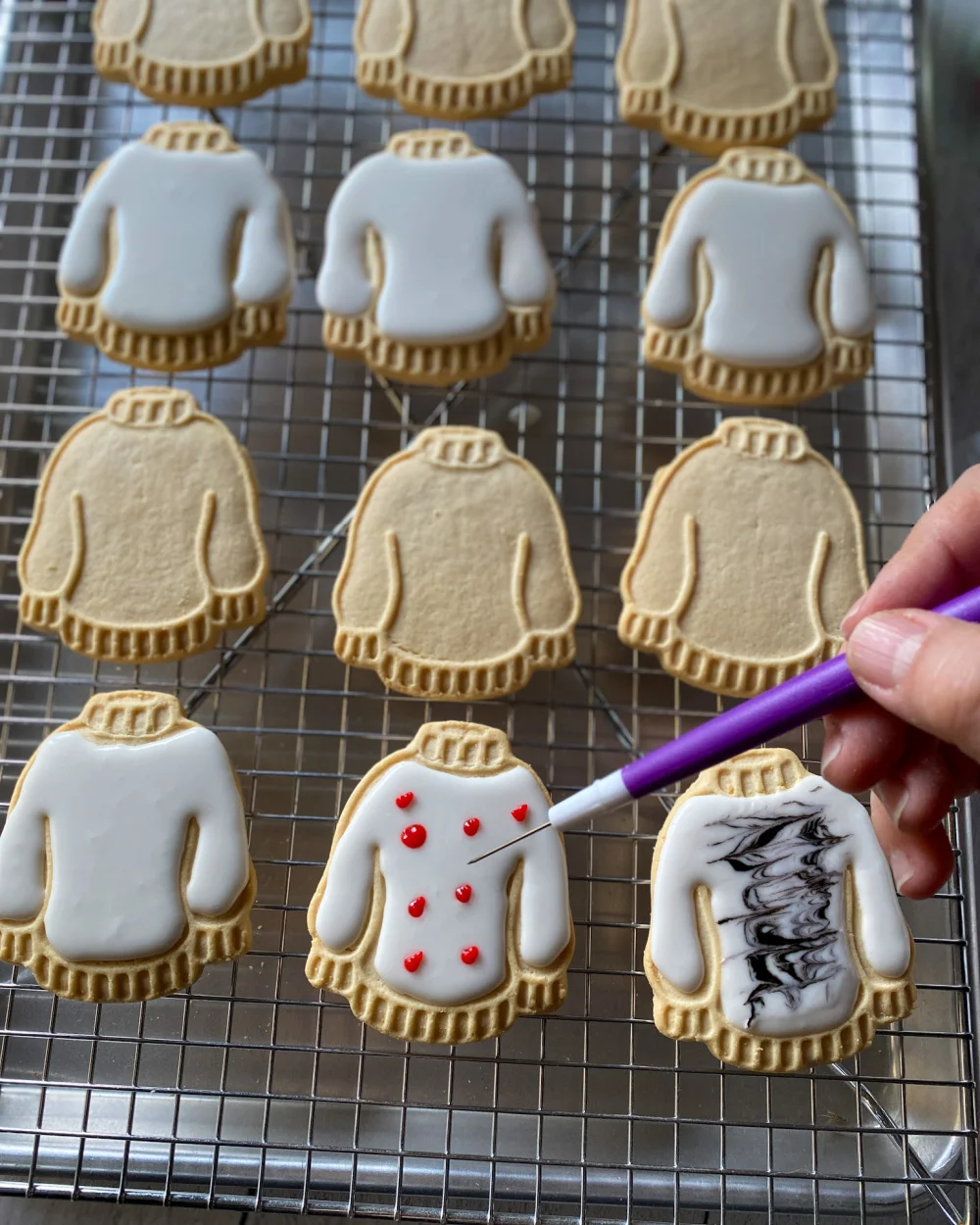 Ugly Sweater Holiday Cookies - Adriana's Best Recipes