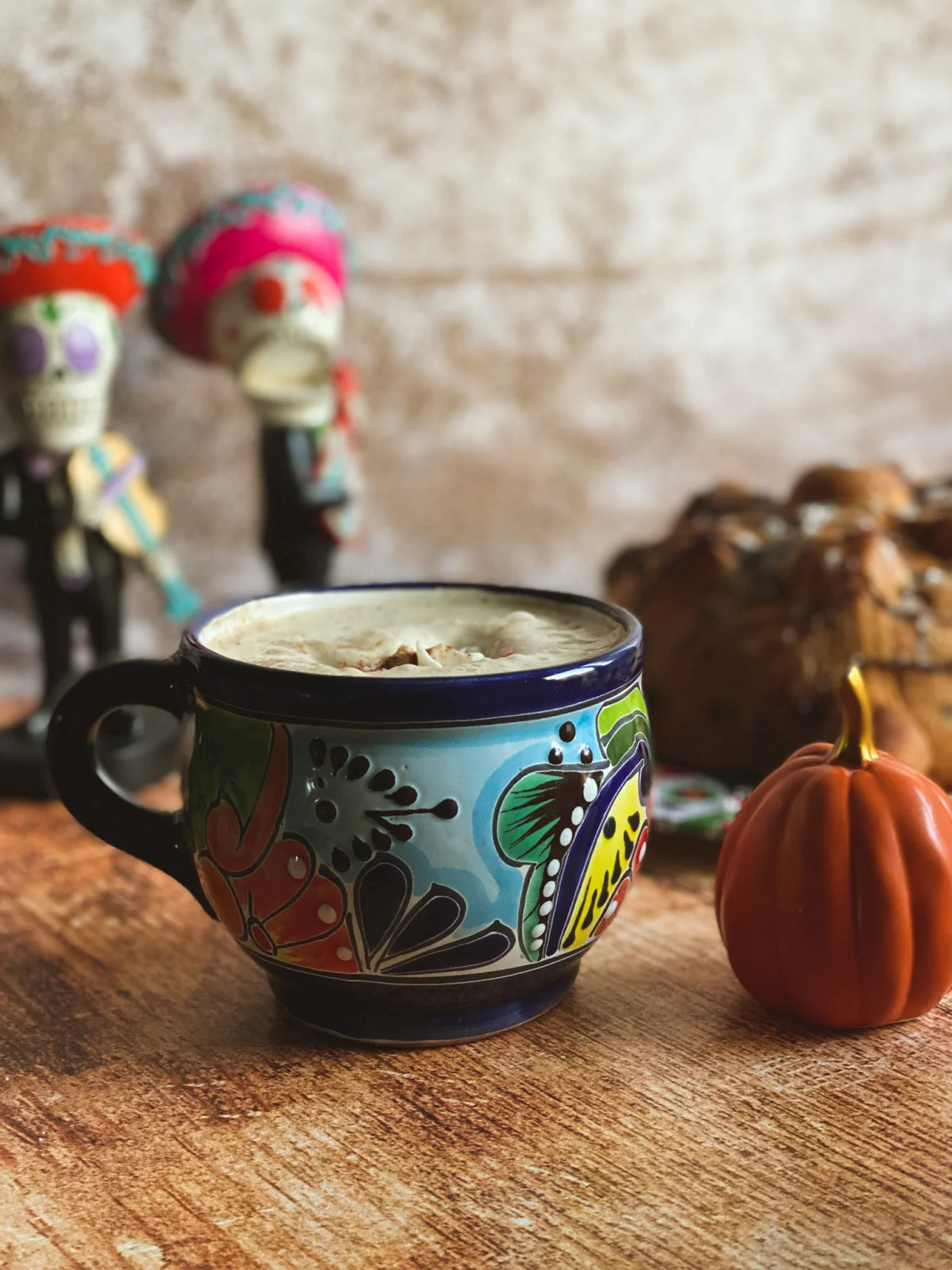 Day of the Dead coffee and pastries